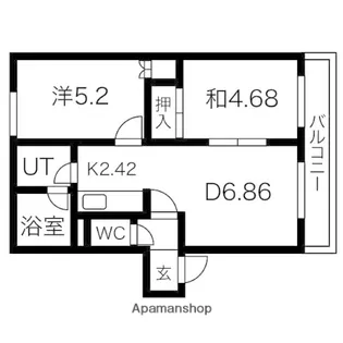 ダンディライオン【2階】の間取り