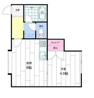 メゾンドリラ【3階】の間取り