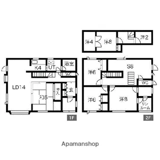 北海道札幌市北区あいの里一条3丁目【一戸建】の間取り