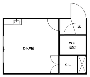第2森宅建菊水ビル【1階】の間取り