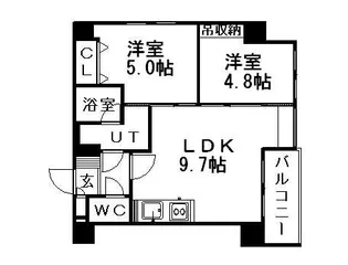 カサトレスベレーザ【601号室】の間取り
