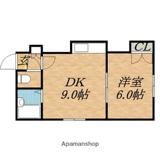 ブルーベル北17【302号室】の間取り