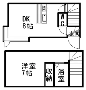 グランヒル麻生【102号室】の間取り