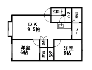 イーストビレッジ【102号室】の間取り