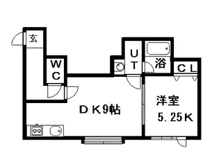 リープブルーメII【105号室】の間取り