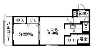 BLUME24【4階】の間取り