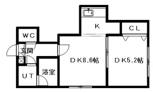 エクセレント23【206号室】の間取り