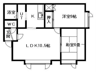 エスポワール富士【1階】の間取り