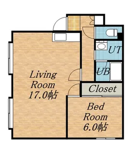 ロイヤルハイツ23【102号室】の間取り