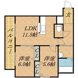 N28セントラルビル【9階】の間取り