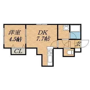 アルティス環状通Ⅱ【3階】の間取り