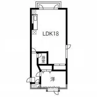 ハイム朝山【2階】の間取り