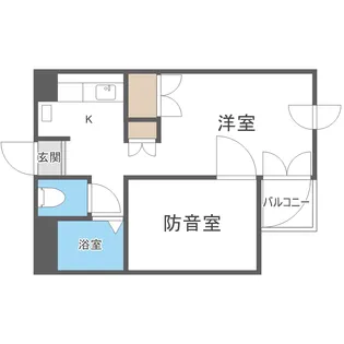 ムジカ・セ・ピアーチェ【1階】の間取り