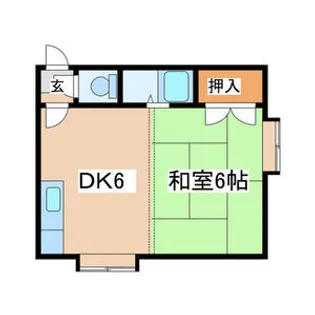 エルムハイツ【2号室】の間取り