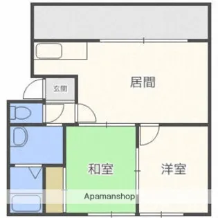 エスコート25【3階】の間取り