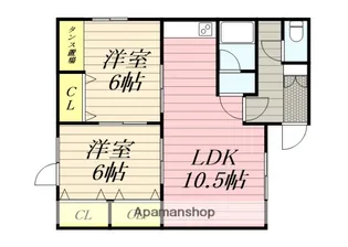 ゆうゆう荘ハルニレ【102号室】の間取り
