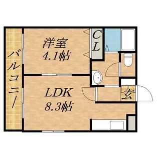 WISE VILLAGE N14【602号室】の間取り