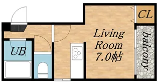 ベルメゾン北22条【1階】の間取り