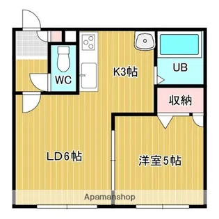 ノースパレスN42【3階】の間取り