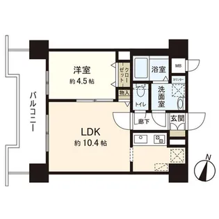 UURコート札幌北三条【11階】の間取り