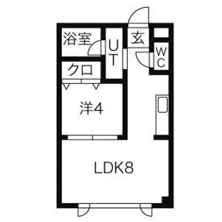 オークラパレスN12【3階】の間取り