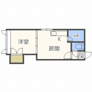 アーバンコート麻生Ⅵ【203号室】の間取り