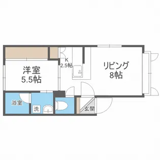 ソシアルトミイNO.87【202号室】の間取り