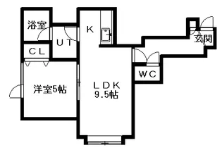 パシフィック・オーシャン【201号室】の間取り