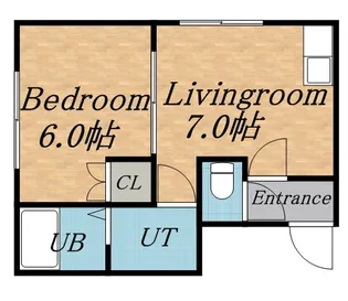 アーバンコート北31A【302号室】の間取り