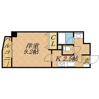 スカイヒルズN15【01102号室】の間取り