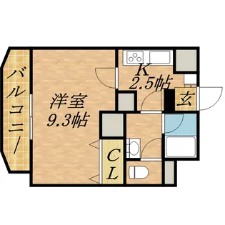 スカイヒルズN15【00808号室】の間取り