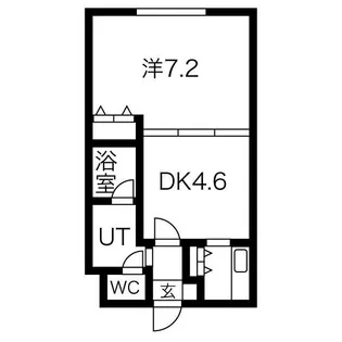 コスモ美香保【4階】の間取り