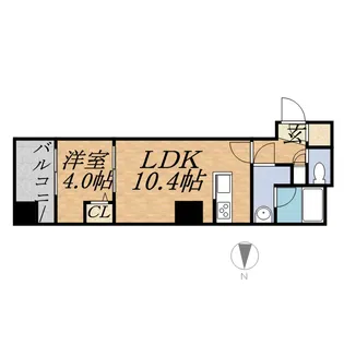 アルファタワー札幌南4条【00308号室】の間取り