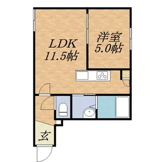 THE RESIDENCE【3階】の間取り