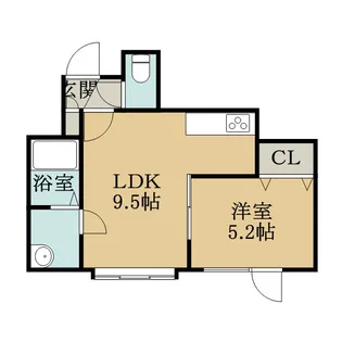 楓ガーデン【205号室】の間取り