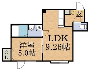 楓ガーデン【103号室】の間取り