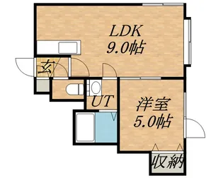 ケントハウスⅢ【206号室】の間取り