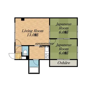 レジデンス信和【201号室】の間取り