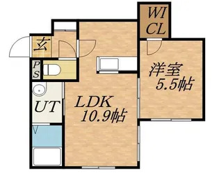KOKOMO南8条【203号室】の間取り