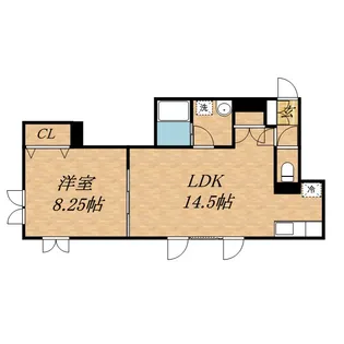 クラージュN16【2階】の間取り