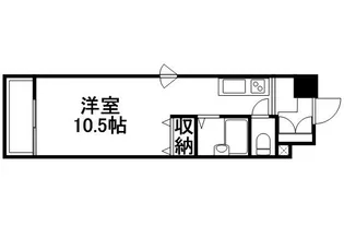 1Kの間取り画像