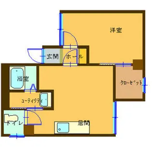 シャトー32【205号室】の間取り