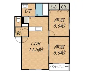 ベルナティオ南あいの里【2階】の間取り