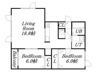 スピカ・クラージュ【1階】の間取り