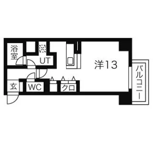 バロンドール【12階】の間取り