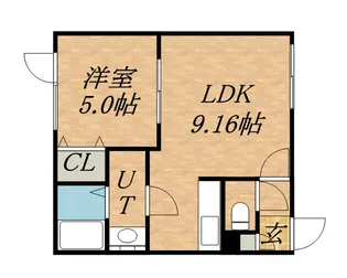 アバンティⅡ【2階】の間取り