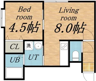 エミネンス・プラザ麻生【202号室】の間取り