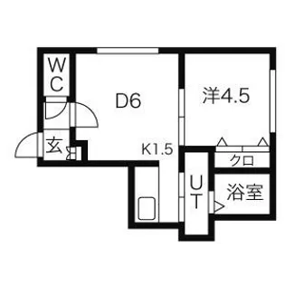 LEE SPACE 元町【201号室】の間取り