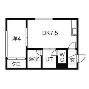 アドバンス新道東【2階】の間取り