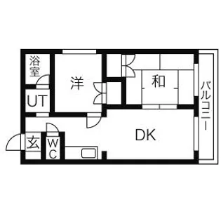 ルナコートⅢ【401号室】の間取り